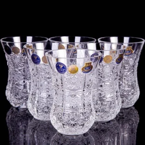 Набір склянок для чаю Bohemia Classic 120мл 6 предметів (9672)