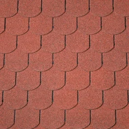 Битумная черепица IKO Superglass Biber Tile Red