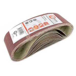 Шліфувальна стрічка Intertool 75x533мм P120 10шт (BT-0412)