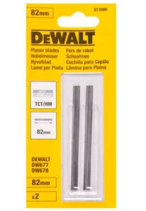 Ножі для рубанка DeWALT двосторонні 82мм (DT3906)
