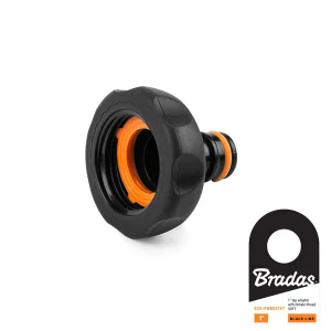 Адаптер на кран Bradas Black Line Soft ВР 1" (ECO-PWBS2197)
