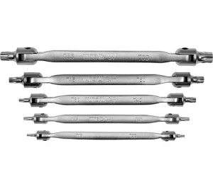 Набір ключів YATO TORX Т15- Т60 5шт (YT-05320)