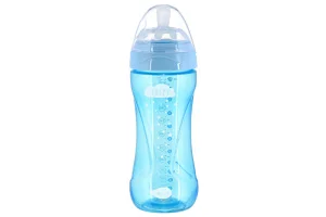Фото бутылка для кормления антиколиковая nuvita nv6052 mimic cool 4м+ 330мл (nv6052sky)