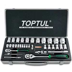 Набір головок торцевих TOPTUL квадрат 1/4" 34шт (GCAD3401)