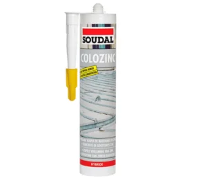 Герметик покрівельний Soudal Colozinc сірий 290мл (000020000000065601)