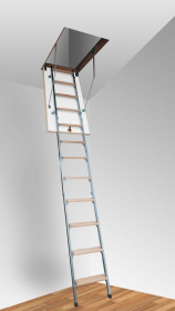 Чердачная лестница Altavilla Termo Metal 3S Faggio 120х80 h280