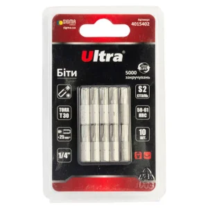 Біти Ultra Torx 30x25мм 10шт (4015402)