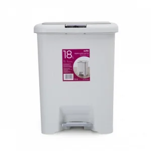 Фото мусорное ведро mvm bin-03 серое 18л (bin-03 18l gray)