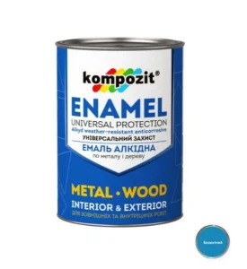 Емаль алкідна Kompozit блакитна 0,9кг