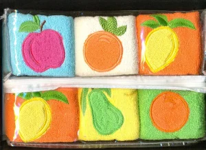 Набір кухонних рушників Arya Lares Soft 30x50 6 шт в упаковці Фруктовий