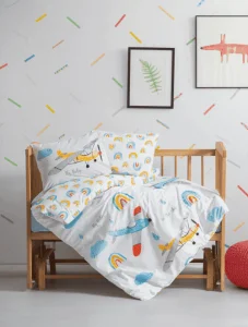 Комплект постільної білизни Cotton Box для новонароджених Sky Mavi (CB_080077138)