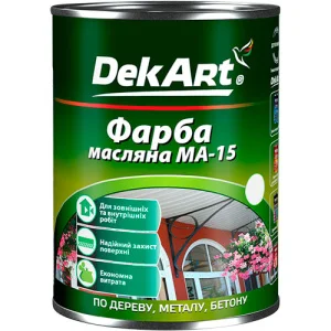 Фарба масляна DekArt МА-15 яскраво-блакитна 2,5кг