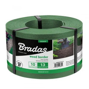 Бордюр Bradas Wood Border 130ммх2,8ммх10м зелений (OBWGR1013)