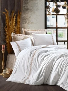 Комплект постільної білизни Cotton box Majestic Ines Bej 200x220см (CB_010077636)