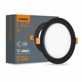 Фото светильник videx back встраиваемый круглый 6w 5000k black (vl-dlbr-065b)