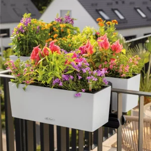 Вазон Lechuza Balconera Color 50 кораловий 50х19х19см 8л (15694)