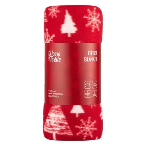 Плед Ardesto Christmas Fleece засніжені ялинки 130x160см (ART0715PB)