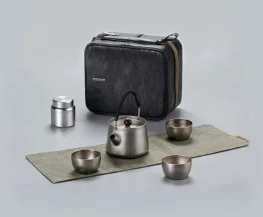 Набор чайный Naturehike NH20CJ007, титан (6927595749630)