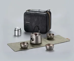 Набор чайный Naturehike NH20CJ007, титан (6927595749630)