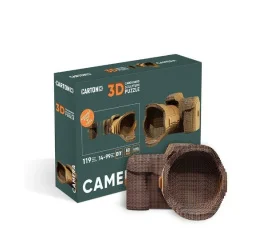 Фото картонный конструктор cartonic 3d puzzle camera (cartcam)