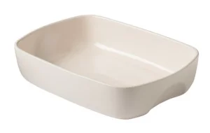 Фото форма pyrex curves 33x23 см для запекания прямоугольная керамическая кремовая