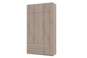 Шафа для одягу Doros Лукас Дуб Сонома 3ДСП 135х50х240 (80737803)