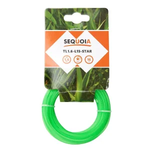 Косильная леска SEQUOIA d1,6мм, длина 15м звезда (TL1.6-L15-Star)