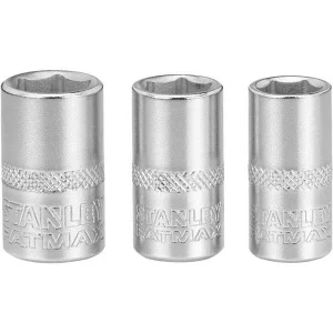 Набір торцевих головок Stanley 1/4" розмір 11, 12, 13 3шт (FMMT17092-0)
