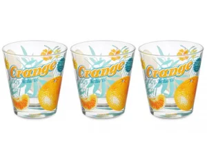 Фото набор стаканов cerve апельсин 250мл 3 предмета (650-631)