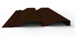 Сайдинг металлический 0,45мм Украина PEMA Ral 8019 темно-коричневый