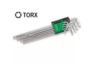 Набір ключів TORX TOPTUL T10-T50 9шт супердовгих (GAAL0923)
