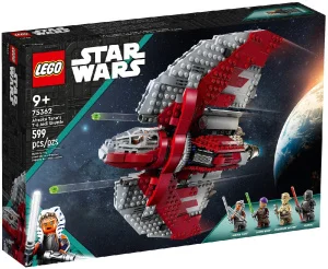 Фото конструктор lego star war шаттл джедаев t-6 асоки тано (75362)