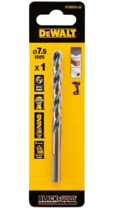 Свердло по металу DeWALT Bkack and Gold HSS-G 7,5x69x109мм (DT20525)