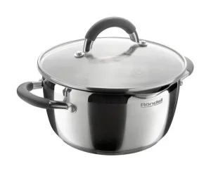 Каструля RONDELL RDS-384 FLAMME 6.5 л 26 см нержавіюча сталь з кришкою