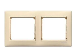Рамка подвійна Legrand Valena Classic слонова кістка (774352)