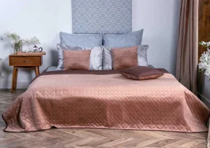 Покривало декоративне Руно VeLour Cappuccino 180х220см (340.55_Cappuccino)