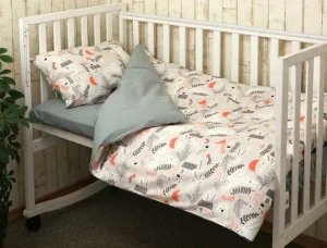 Комплект постільної білизни Руно Киця бязь 60х120см (932.115_Зайка)