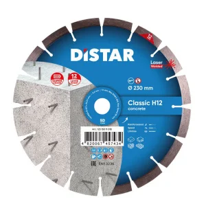 Диск алмазний DiStar Classic H12 1A1RSS 232x2,4x12x22,23мм (12315011018)