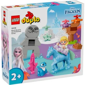 Фото конструктор lego duplo disney эльза и бруни в зачарованном лесу 31 деталь (10418)