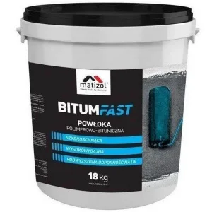 Мастика для покрівлі та фундаментів полімерно-бітумна Matizol Bitumfast 18кг
