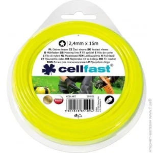 Леска для триммера Cellfast круглая 2,4мм/15м (35-004)
