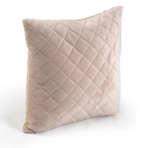 Фото подушка декоративная руно 40х40см (311.55_apricot ромб)