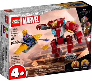 Фото конструктор lego marvel халкбастер железного человека против таноса 66 деталей (76263)