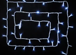 Фото гирлянда наружная delux string 100led ip44 en белый 2x5м (90016596)