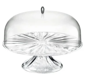 Блюдо для торта з кришкою Guzzini Aqua 27см (24980000)