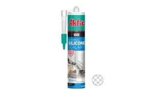 Силікон Akfix 100Е універсальний прозорий 280мл (SA041)