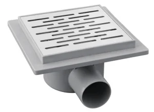 Трап горизонтальний ASG d50 INOX SS304L 150x150мм (6557153)