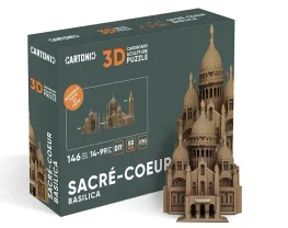 Фото картонный конструктор cartonic 3d puzzle sacrÉ-coeur basilica