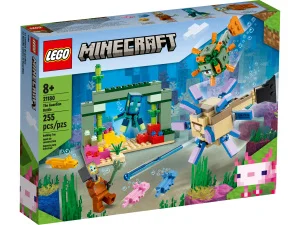 Фото конструктор lego minecraft битва со сторожем 255 деталей (21180)