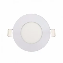 Фото панель встроенная led horoz electric slim-3 3w 6400k 110lm d-83мм круглая белая (056-003-0003-020)